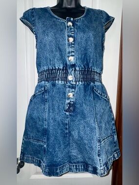 Bibi Denim Romper Size Small